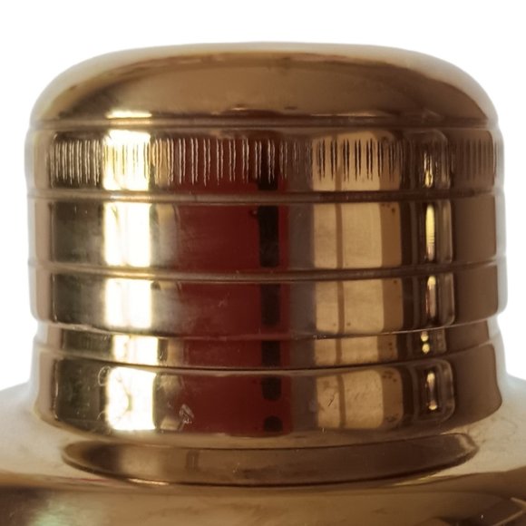 Black Gold Cocktail Shaker MCM Style - Picture 2 of 10